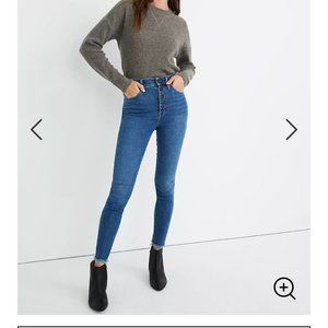 NWT Madewell Jeans 10" High Rise Skinny Jeans